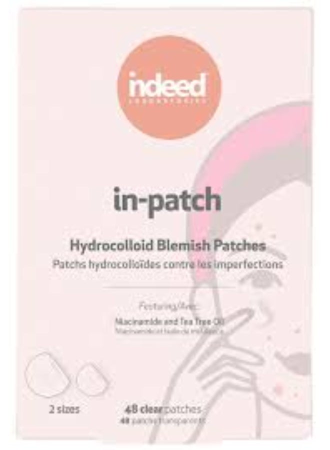 إنديد لصقات إند لابز لعلاج عيوب البشرة بتقنية الهيدروكولويد، 48 قطعة - Image 1